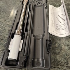 Snap-On qd2fr75b 3/8” drive sae adjustable click type flex head torque wrench
