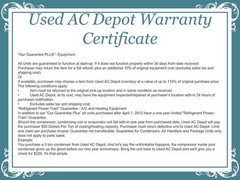 BARD Slightly Used Central Air Conditioner Wall Mount Package W18A2-A10HPD107 AC