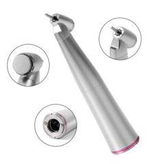 Dental 45° 1:4.2 Increasing Contra Angle LED Fiber Optic Handpiece Push Button