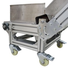 Electric PVC Belt Climbing Conveyor Inclined Conveyor for Assembly Lines 7.8″ W