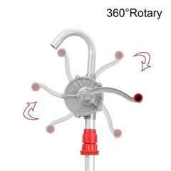 Drum Rotary Barrel Pump Hand Crank Diesel Fuel Oil Transfer Pump 55 Gallon
