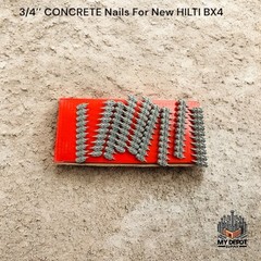 1000x 3/4’’ CONCRETE Nails for Hilti BX4 – NAILS FOR BX4 19mm