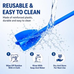 16 Pcs Epoxy Resin Mixer Paddles, Reusable Plastic Mixing Paddle Paint Stirre…