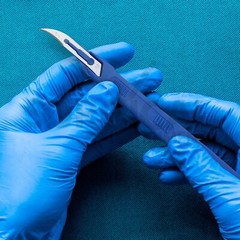 100 Blades Scalpel #12 Disposable Surgical Dental Instruments (10 box of 10)