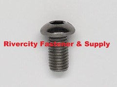 1/4-28×1/2 Stainless Button Allen Head Bolts 1/4×28 x 1/2 Screws 1/4×28 x 1/2″