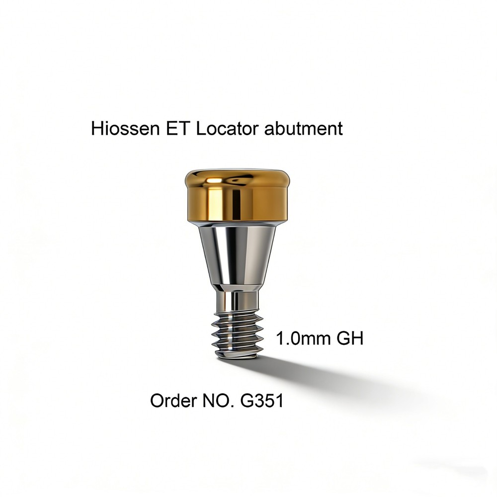 Hiossen ET titanium Locator Abutment Interna Hex Morse Taper Implant Overdenture