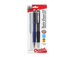 Pentel Twist-Erase III Mechanical Pencil, (0.7mm), 2 Pack, Multicolor