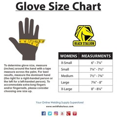 Black Stallion AngelFire LT50 Women’s Premium Kidskin TIG Welding Gloves Small