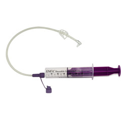 ENFit syringe, 60mL, O-Ring, Reusable Easy Glide Plunger, Pack of 10
