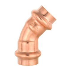10 PCS EFIELD 1/2 ” Press Fit 45 Degree Elbow Copper Fittings, No Lead