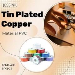 Red Electronic Wire – DM-30-1000, 30 AWG Single Core, Tinned Copper Solid Cable,