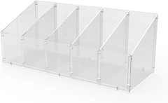 Fixturedisplays® 24 X 8 X 8″, 5-Slot Divided Candy Bulk Bin Clear Acrylic Counte