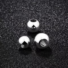 304 Stainless Steel Ball Through Hole Ball Solid Smooth Drilling OD 2mm~60mm