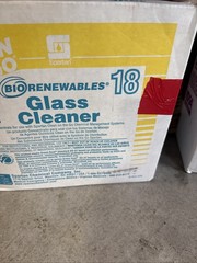 4 Bottles Clean on the Go Spartan BioRenewables Glass Cleaner #18 2L
