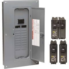 Homeline 100 Amp 20-Space 40-Circuit Indoor Main Breaker Qwik-Grip Plug-On Neutr