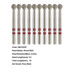 Zirconia Diamond Bur High Speed Bur FG Z368 Z856 Z850 Z881 Z379 Fine Medium Grit