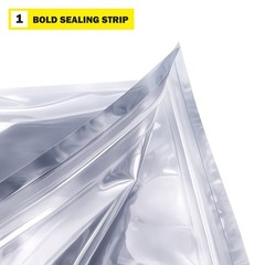 50 x Anti Static Shielding ESD Bags 3.5 x 7″ Zip Reclosable Seal 9 x 18 CM