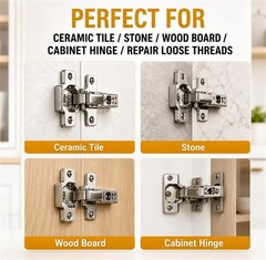 500 PCS Hinge Repair Screw & Expansion Anchor – 6×14mm Short Expansion Screw Set