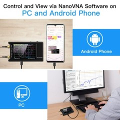 NanoVNA-H4 Vector Network Analyzer 10k-1.5GHz MF UHF VHF HF Antenna Analyzer 4″