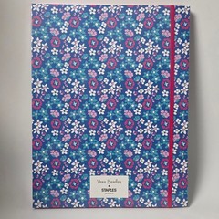NEW Vera Bradley Staples Bloom Berry File Folio 9 Pocket Accordion Organizer