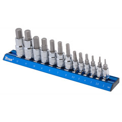 TITAN 13 Pc. Metric Hex Bit Socket Set 16124