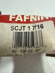 FAFNIR SCJT1-7/16 FLANGED 2 BOLT STANDARD DUTY BEARING WITH COLLAR **NOS**