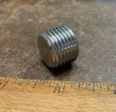 Unbrako - ½” Dryseal Stainless Steel Pressure Plug – P/N: 5010832 (NOS)