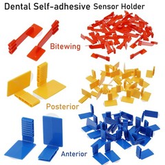 100pcs Dental X-ray Sensor Holder Self Adhesive Bite block fits Ring Arm Set