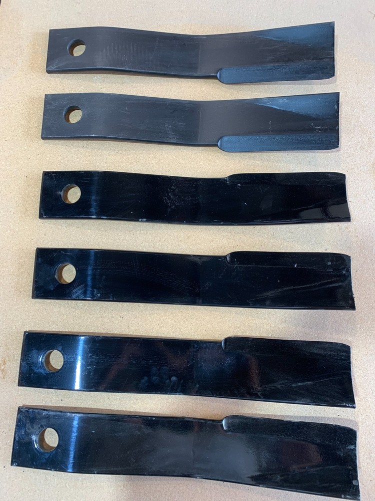 Set/6 blades for Bush Hog 2715 12715 Flexwing Rotary Cutter 50054545 / 50054546