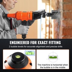 Uimoso Diamond Core Drill Machine Handheld Concrete Core Drill Rig 4in Bit 1500W