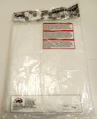 SAS Safety 6843 Lightweight Polyproylene Disposable Coverall Full Zip Large
