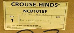 CROUSE HINDS NCB1018F-WT-30-EHB24 30 AMP CIRCUIT BREAKER ENCLOSURE !NEW IN BOX!
