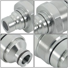 373-6967 Male Flat Face Coupler Compatible For Caterpillar 226D 262D 279D 299D