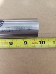 (Tag C66) 1.25″ Dia Titanium Round Rod x 9+” Inch Long 6AL4V-ELI Medical Grade
