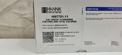 Hanna HI 97701-11 Free and Total Chlorine Cal Check Standards Set