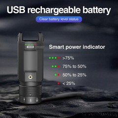 DARKFANG Tactical Flashlight and Green Laser Light Combo