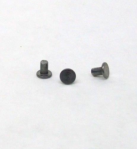 50/100/250/500/1000 NEW 3/32 X 9/64″ FLAT HEAD SOLID STEEL RIVET PLAIN USA NH