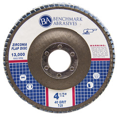 50 Pack 4.5” x 7/8″ Professional 40 Grit Zirconia Flap Disc Grinding Wheels T29