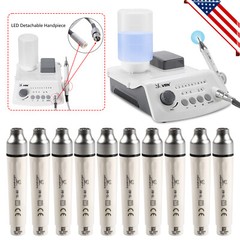 Dental Ultrasonic Scaler Bottle+Tube Water Supply / 1-10* LED Scaler Handpiece