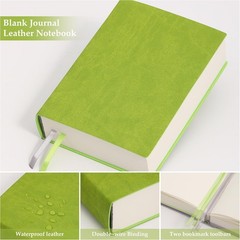 Thick Blank Journal 720 Pages 3.9×5.5 Soft Leather Pocket Notebook Purple Blank