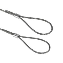 200Pcs Aluminum Crimping Loop Sleeves 1/16″ Cable Ferrules for Wire Rope & Cable