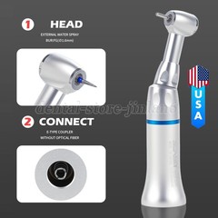 Dental Low Slow Speed Contra Angle Handpiece Fit FG 1.6mm Burs E-type