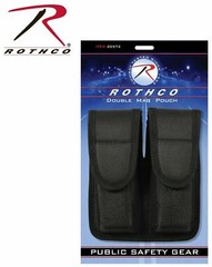 Double Mag Pouch Black Enhanced Molded Nylon – Rothco 20572