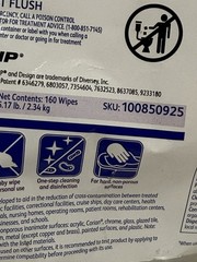 2 PACK Diversey Oxivir 1 Wipes Disinfectant Refill 160 Ct Roll 100850925 Exp2028