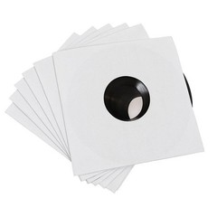 500 – Pack White Paper Vinyl Record Inner Sleeves 12-Inch LP Album