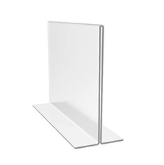 FixtureDisplays® 1PK 7 x 5″ Clear Acrylic Sign Holder for 7X5″,