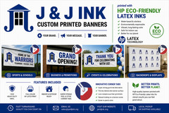 Custom Banner Sign – Quality Digital Print – Design Tool – Fast Production