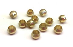 4mm ID x 12pcs Brass Compression Sleeve Ferrule Olive Barrel Ring Soft Copper
