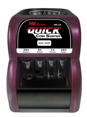 HK1A, USD Coin Sorter, Sorts 260 Coins Per Minute into Coin Wrappers, 1 Row C…