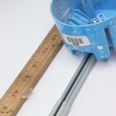 Carlon 1-Gang New Work Electrical Ceiling Box with Adjustable Hanger Bar